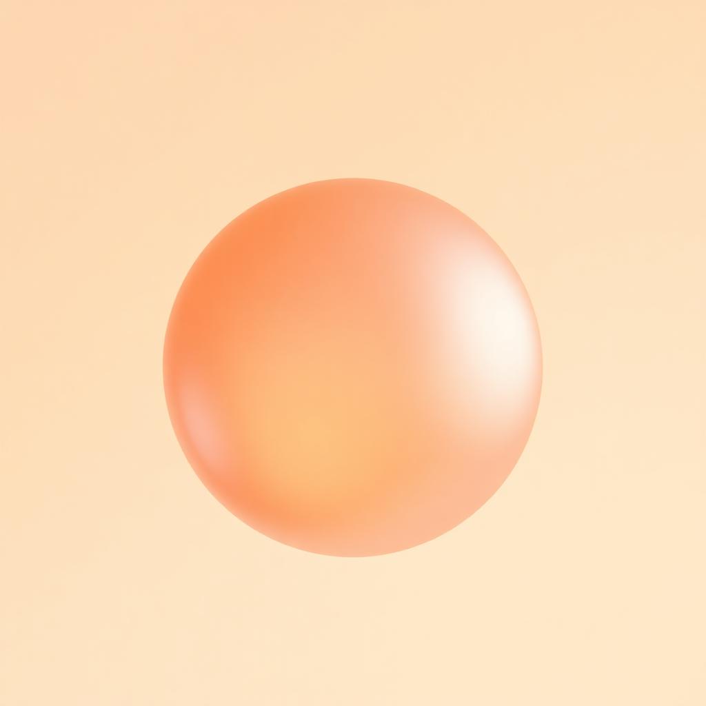 Warm gradient sphere